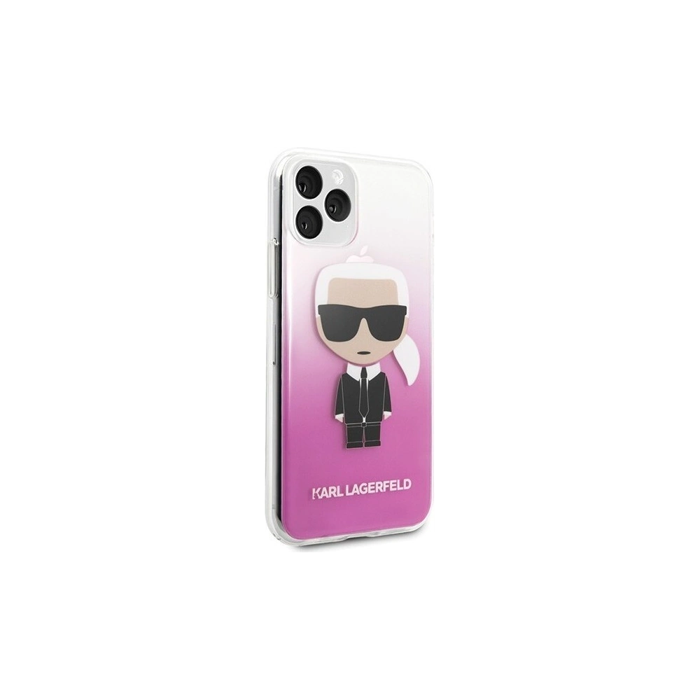 Hurtownia GSM - Karl Lagerfeld KLHCN58TRDFKPI iPhone 11 Pro różowy/pink Gradient Ikonik Karl - KLD134PNK - {ean13} - Hurt