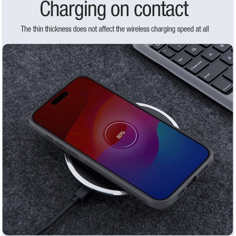 Hurtownia GSM - Case Nillkin Super Frosted Shield Pro Magnetic Case Apple iPhone 15 Pro Max blaue - NLK1545 - {ean13} - Hurt