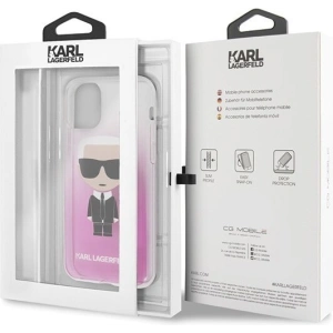 Karl Lagerfeld KLHCN58TRDFKPI iPhone 11 Pro różowy/pink Gradient Ikonik Karl