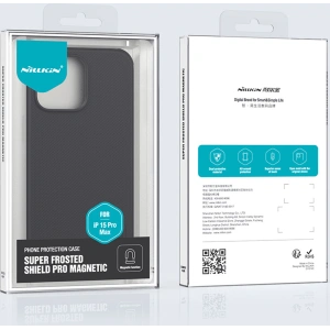 Wholesale Nillkin Super Frosted Shield Pro Magnetic Case Apple iPhone 15 Pro Max blue - NLK1545 - {ean13} - Hurt