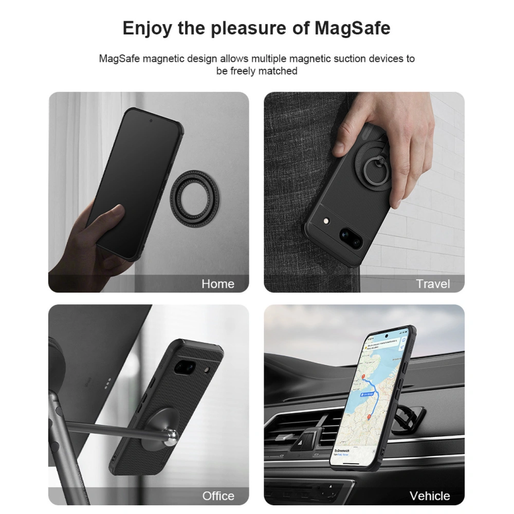 Hurtownia GSM - Case Nillkin Super Frosted Shield Pro Magnetic Case Google Pixel 8A schwarz - NLK1546 - {ean13} - Hurt