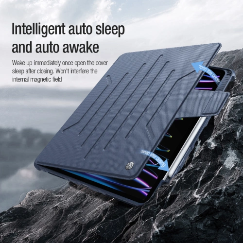 Etui Nillkin Bumper SnapSafe Apple iPad Pro 12.9 2020/2021/2022 (4., 5. i 6. generacji) niebieskie