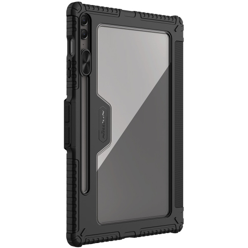 Hurtownia Nillkin - 6902048277236 - NLK1549 - Etui Nillkin Bumper Leather Case Pro Samsung Galaxy Tab S9 FE+ Plus czarne - B2B homescreen