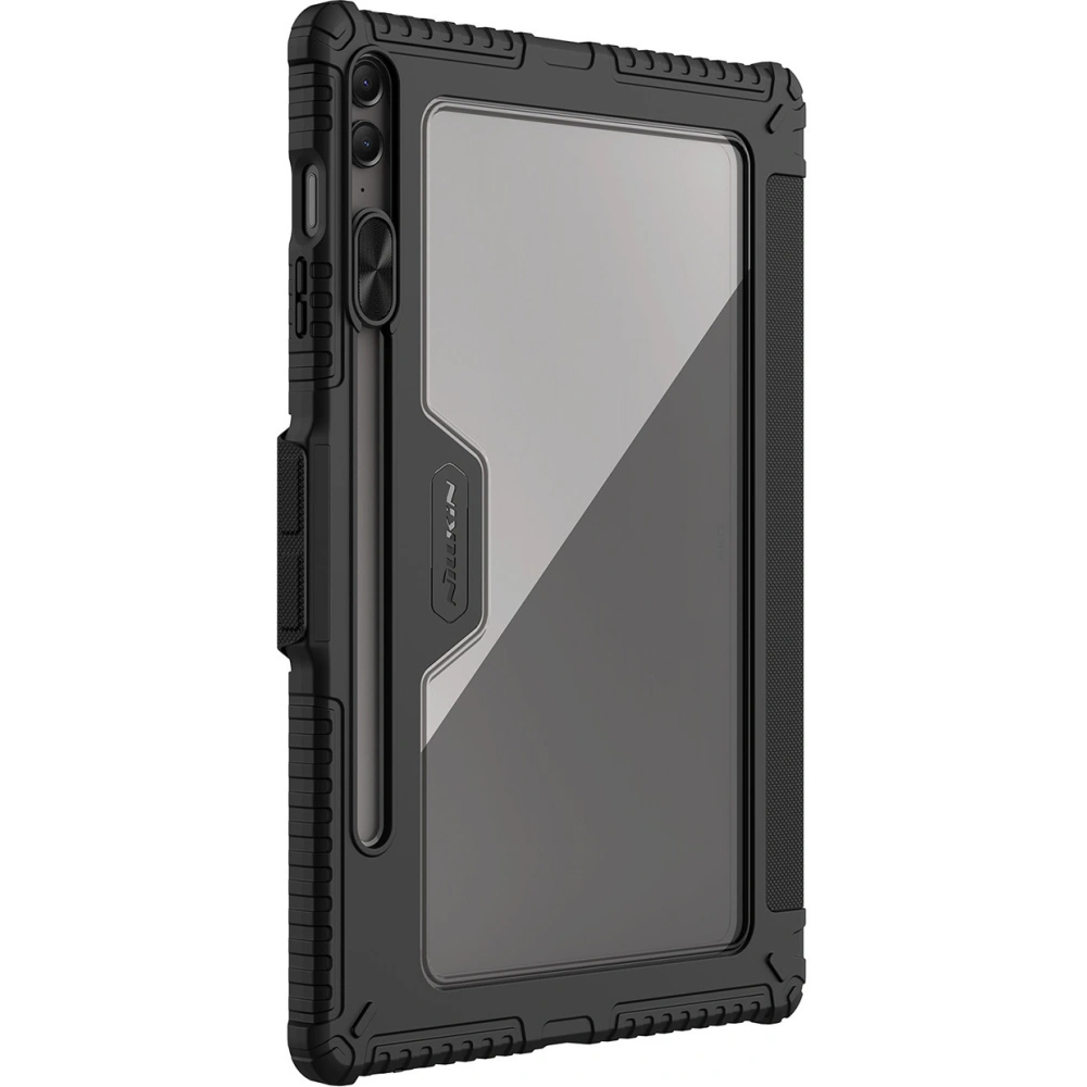 Hurtownia GSM - Etui Nillkin Bumper Leather Case Pro Samsung Galaxy Tab S9 FE+ Plus černé - NLK1549 - {ean13} - Hurt