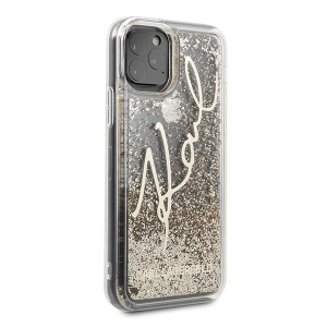 Karl Lagerfeld KLHCN58TRKSGO iPhone 11 Pro złoty/gold Glitter Signature