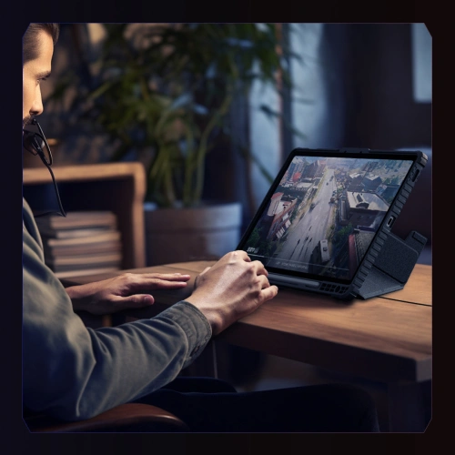 Etui Nillkin Bumper Leather Case Pro Samsung Galaxy Tab S9 FE+ Plus czarne