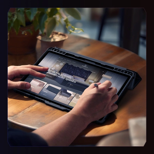 Etui Nillkin Bumper Leather Case Pro Samsung Galaxy Tab S9 FE+ Plus czarne