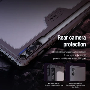 Etui Nillkin Bumper Leather Case Pro Samsung Galaxy Tab S9 FE+ Plus fekete