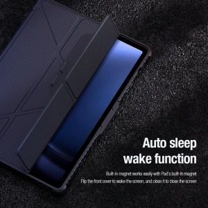 Hurtownia GSM - Etui Nillkin Bumper Leather Case Pro Samsung Galaxy Tab S9 FE+ Plus czarne - NLK1549 - {ean13} - Hurt