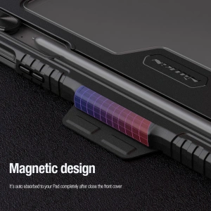 Etui Nillkin Bumper Leather Case Pro Samsung Galaxy Tab S9 FE+ Plus fekete