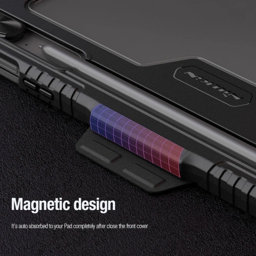 Etui Nillkin Bumper Leather Case Pro Samsung Galaxy Tab S9 FE+ Plus czarne