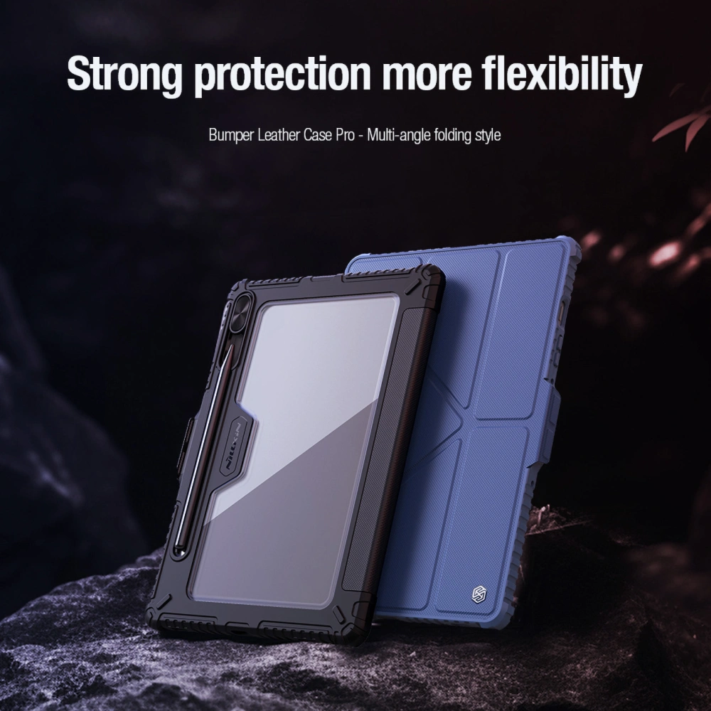 Hurtownia GSM - Etui Nillkin Bumper Leather Case Pro Samsung Galaxy Tab S9 černé - NLK1550 - {ean13} - Hurt