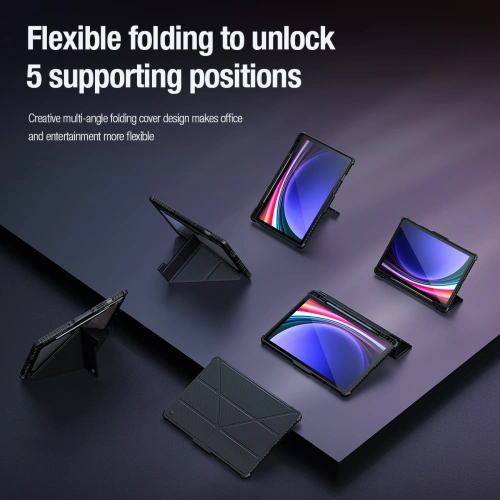 Etui Nillkin Bumper Leather Case Pro Samsung Galaxy Tab S9 czarne