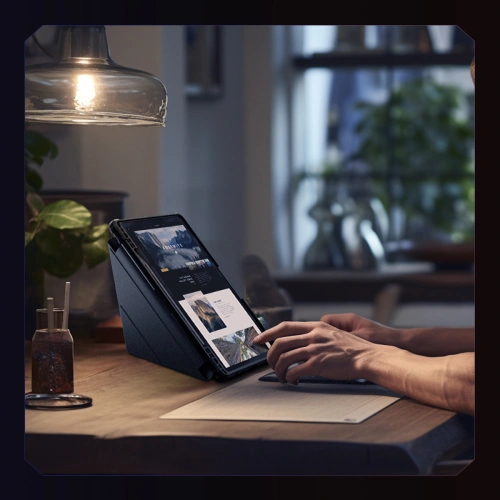 Etui Nillkin Bumper Leather Case Pro Samsung Galaxy Tab S9 czarne