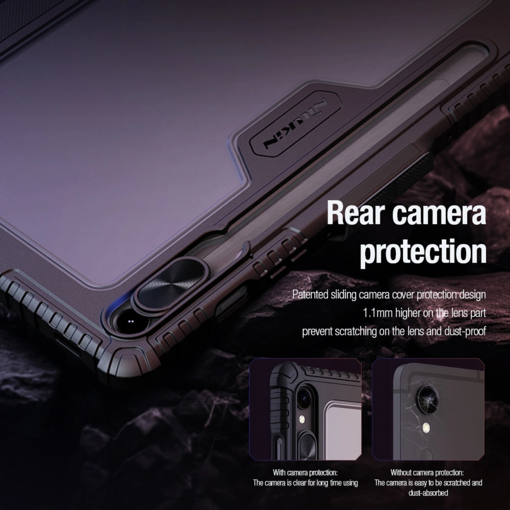 Hurtownia GSM - Etui Nillkin Bumper Leather Case Pro Samsung Galaxy Tab S9 černé - NLK1550 - {ean13} - Hurt