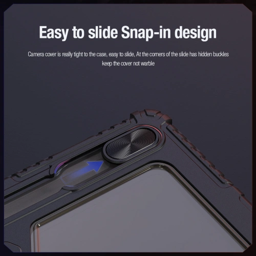 Etui Nillkin Bumper Leather Case Pro Samsung Galaxy Tab S9 czarne