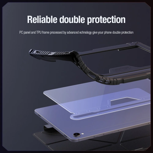 Etui Nillkin Bumper Leather Case Pro Samsung Galaxy Tab S9 czarne