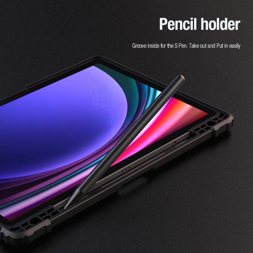 Hurtownia GSM - Etui Nillkin Bumper Leather Case Pro Samsung Galaxy Tab S9 černé - NLK1550 - {ean13} - Hurt