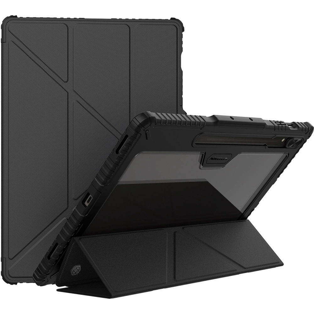 Hurtownia GSM - Etui Nillkin Bumper Leather Case Pro Samsung Galaxy Tab S9+ Plus černé - NLK1551 - {ean13} - Hurt