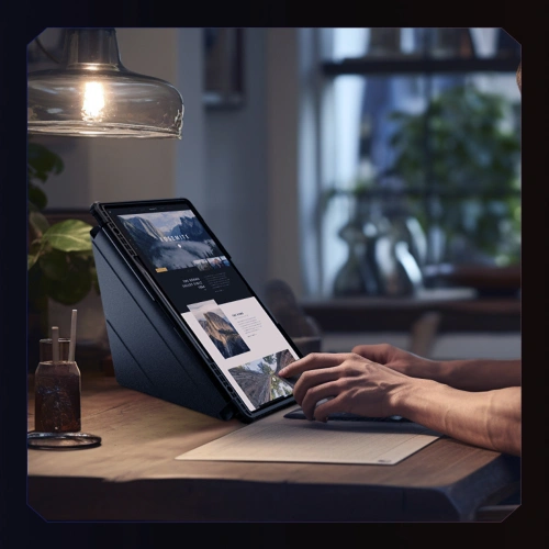 Etui Nillkin Bumper Leather Case Pro Samsung Galaxy Tab S9+ Plus / S10+ Plus czarne