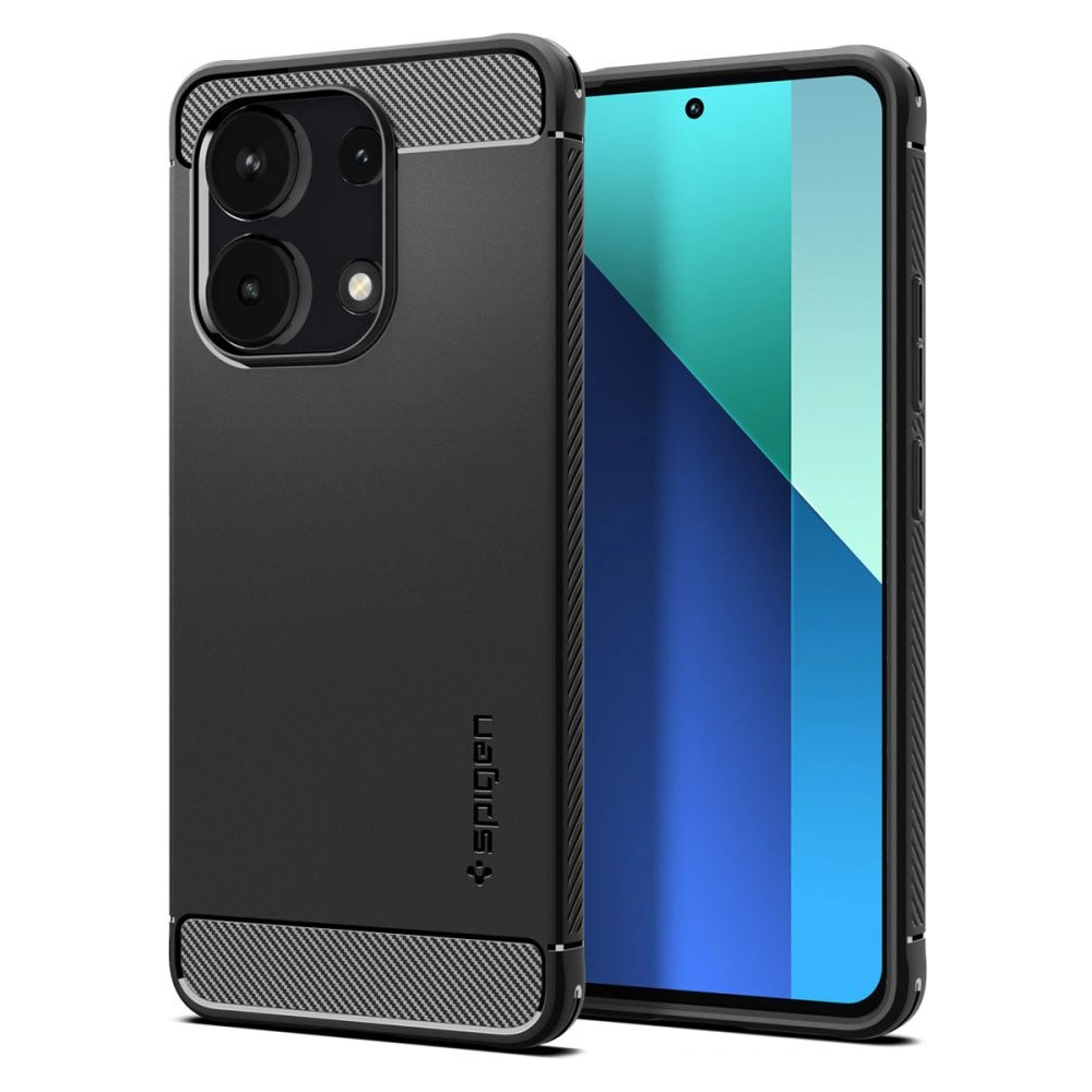 Hurtownia GSM - Case Spigen Rugged Armor Xiaomi Redmi Note 13 4G Mattschwarz - SPN3384 - {ean13} - Hurt