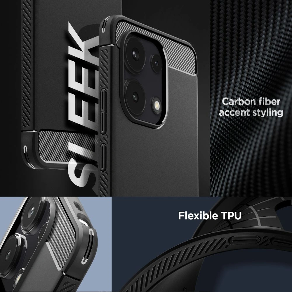 Hurtownia GSM - Case Spigen Rugged Armor Xiaomi Redmi Note 13 4G Mattschwarz - SPN3384 - {ean13} - Hurt