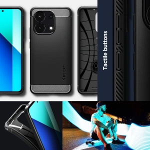 Etui Spigen Rugged Armor Xiaomi Redmi Note 13 4G Matte Black