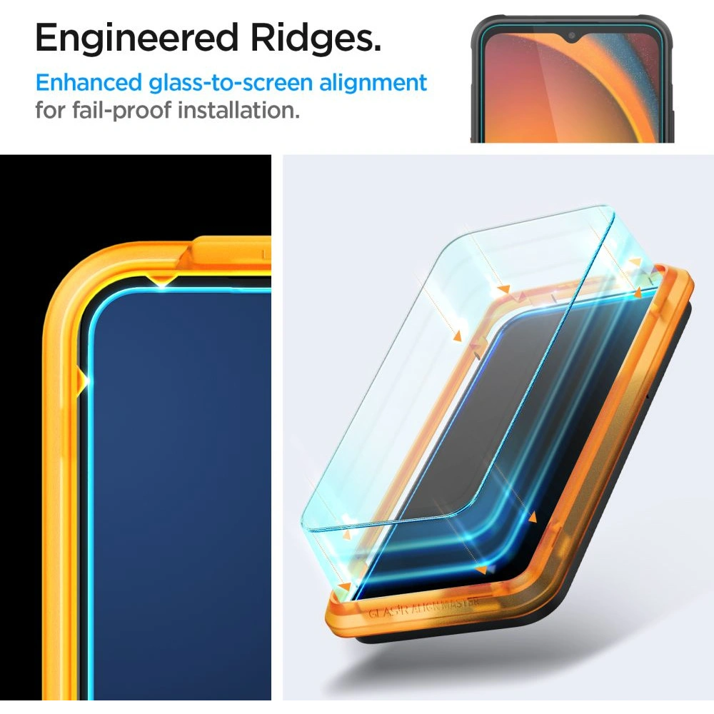 Hurtownia GSM - Gehärtetes Glas Spigen GLAS.tR AlignMaster Samsung Galaxy Xcover 7 Clear [2 PACK] - SPN3385 - {ean13} - Hurt