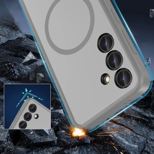 Etui Tech-Protect MagMat MagSafe Samsung Galaxy S24 Matte Titanium
