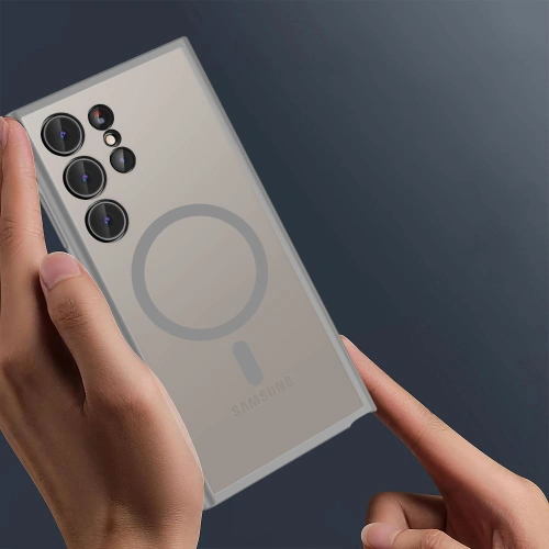 Etui Tech-Protect MagMat MagSafe Samsung Galaxy S24 Ultra Matte Titanium