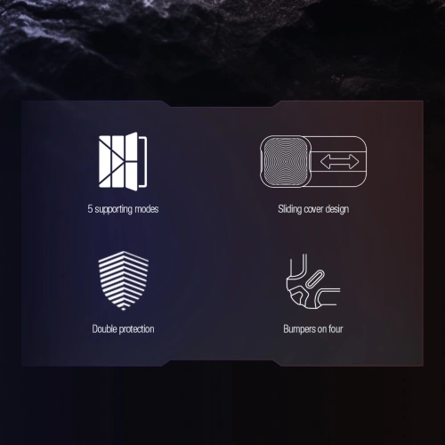 Etui Nillkin Bumper Leather Case Pro Samsung Galaxy Tab S9 Ultra / S10 Ultra czarne