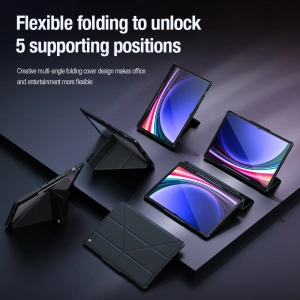 Hurtownia GSM - Etui Nillkin Bumper Leather Case Pro Samsung Galaxy Tab S9 Ultra / S10 Ultra fekete - NLK1552 - {ean13} - Hurt
