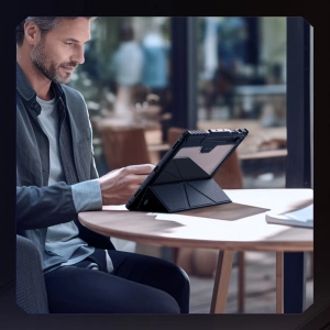 Hurtownia GSM - Etui Nillkin Bumper Leather Case Pro Samsung Galaxy Tab S9 Ultra / S10 Ultra fekete - NLK1552 - {ean13} - Hurt