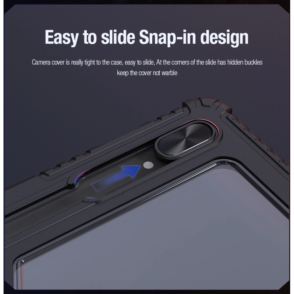 Wholesale Nillkin Bumper Leather Case Pro Samsung Galaxy Tab S9 Ultra / S10 Ultra black - NLK1552 - {ean13} - Hurt