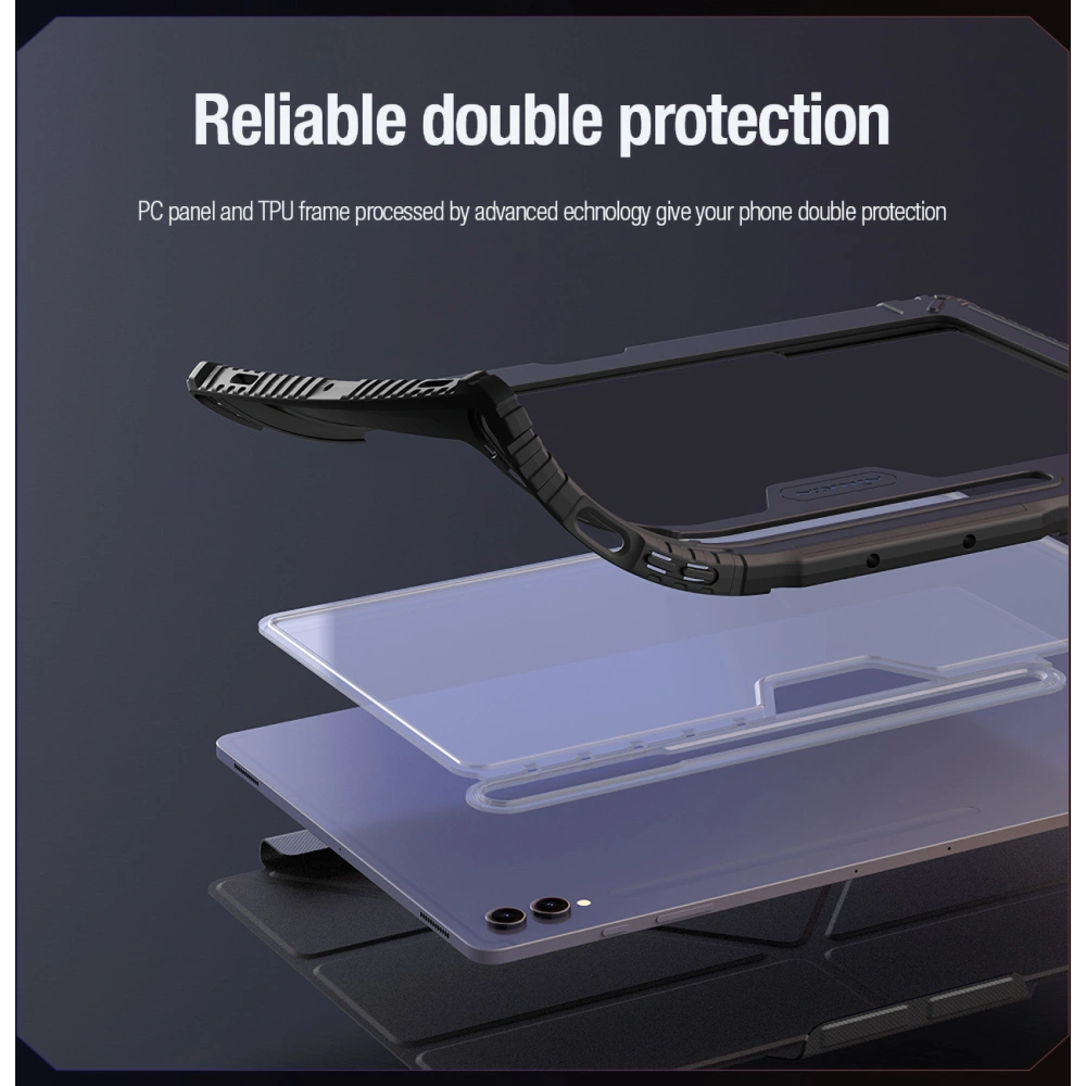 Wholesale Nillkin Bumper Leather Case Pro Samsung Galaxy Tab S9 Ultra / S10 Ultra black - NLK1552 - {ean13} - Hurt