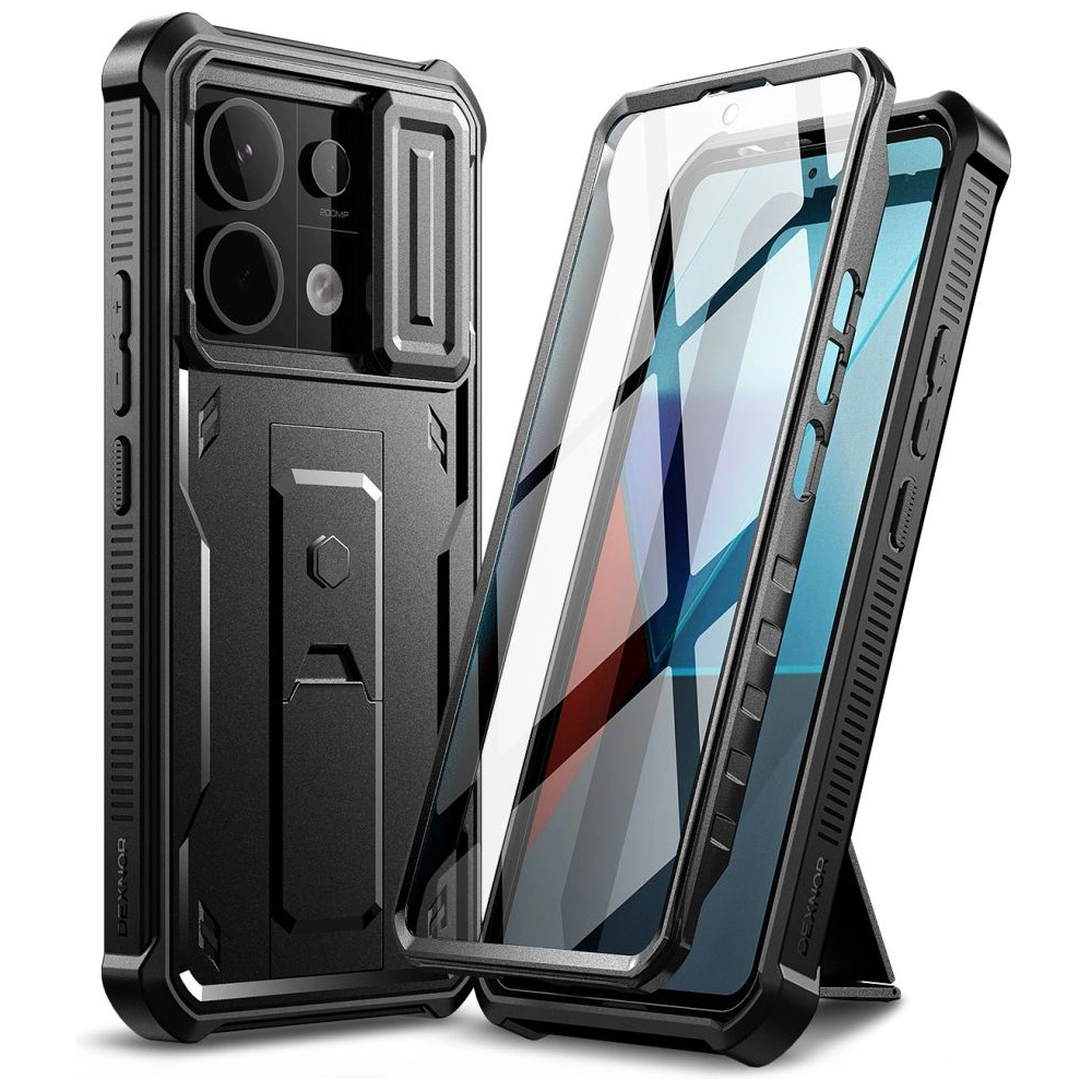 Hurtownia GSM - Etui Tech-Protect Kevlar Cam+ Xiaomi Redmi Note 13 Pro 5G / POCO X6 5G Černá - THP2754 - {ean13} - Hurt