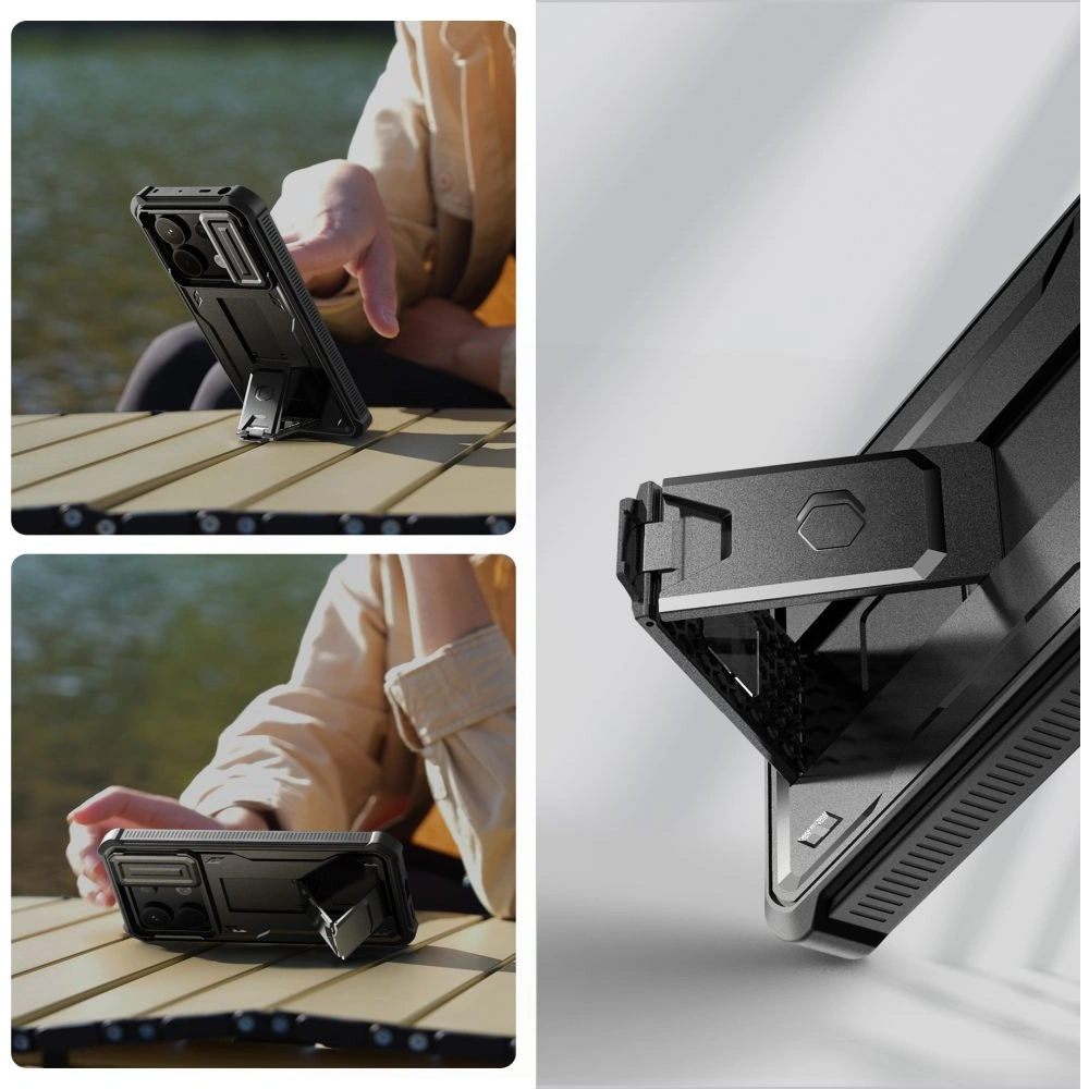 Hurtownia GSM - Etui Tech-Protect Kevlar Cam+ Xiaomi Redmi Note 13 Pro 5G / POCO X6 5G Černá - THP2754 - {ean13} - Hurt