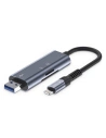 Hurtownia GSM - Cititor de carduri Tech-Protect UltraBoost Lightning / USB-A, MicroSD, MicroSDXC, MMC Micro, RS Micro, SDHC, SDXC, SD Gri - THP2755 - {ean13} - Hurt