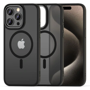 Hurtownia GSM - Case Tech-Protect MagMat 2 MagSafe Apple iPhone 15 Pro Matt Schwarz - THP2759 - {ean13} - Hurt