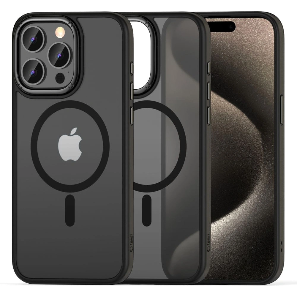 Hurtownia GSM - Case Tech-Protect MagMat 2 MagSafe Apple iPhone 15 Pro Matt Schwarz - THP2759 - {ean13} - Hurt