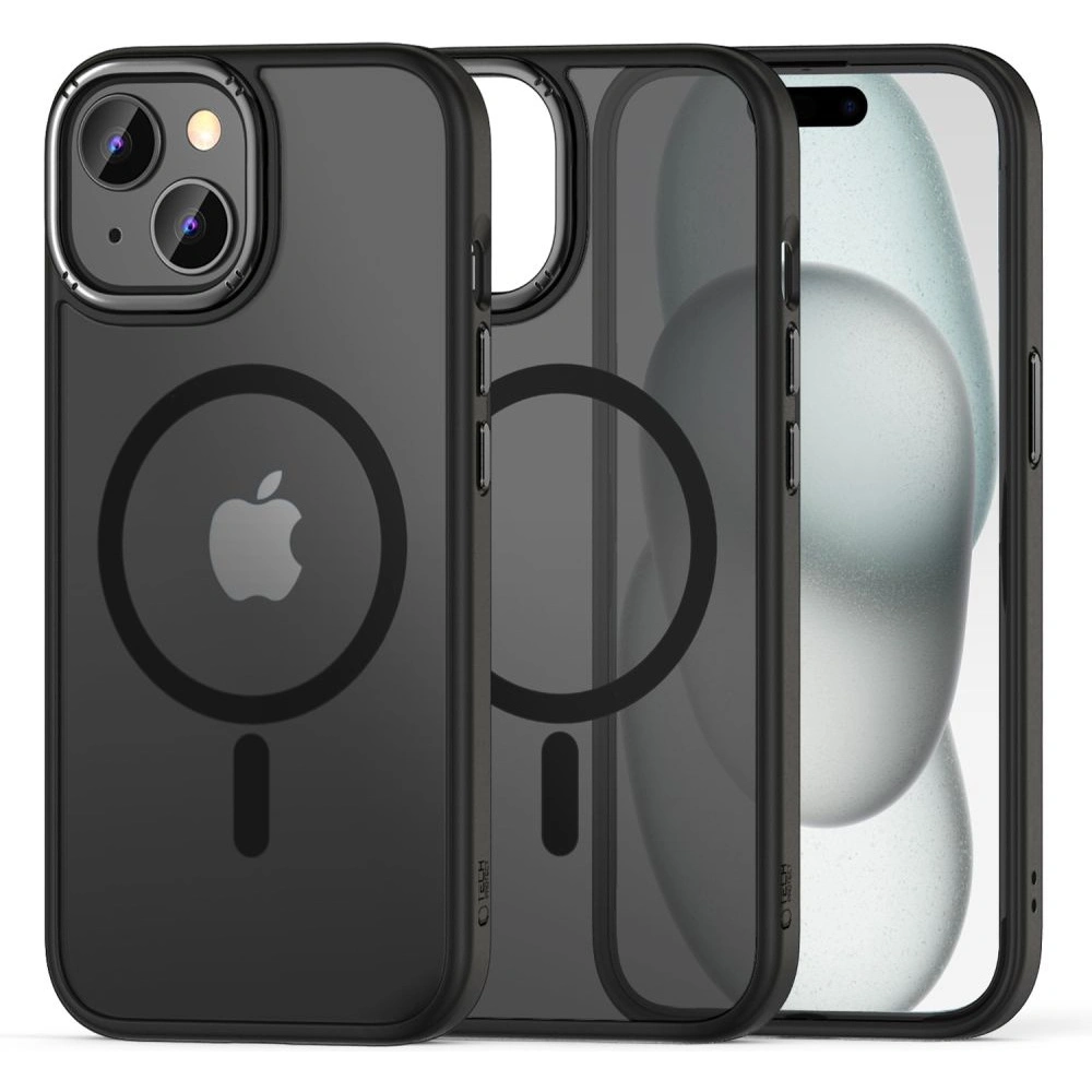 Hurtownia GSM - Etui Tech-Protect MagMat 2 MagSafe Apple iPhone 15 Negru Mat - THP2760 - {ean13} - Hurt
