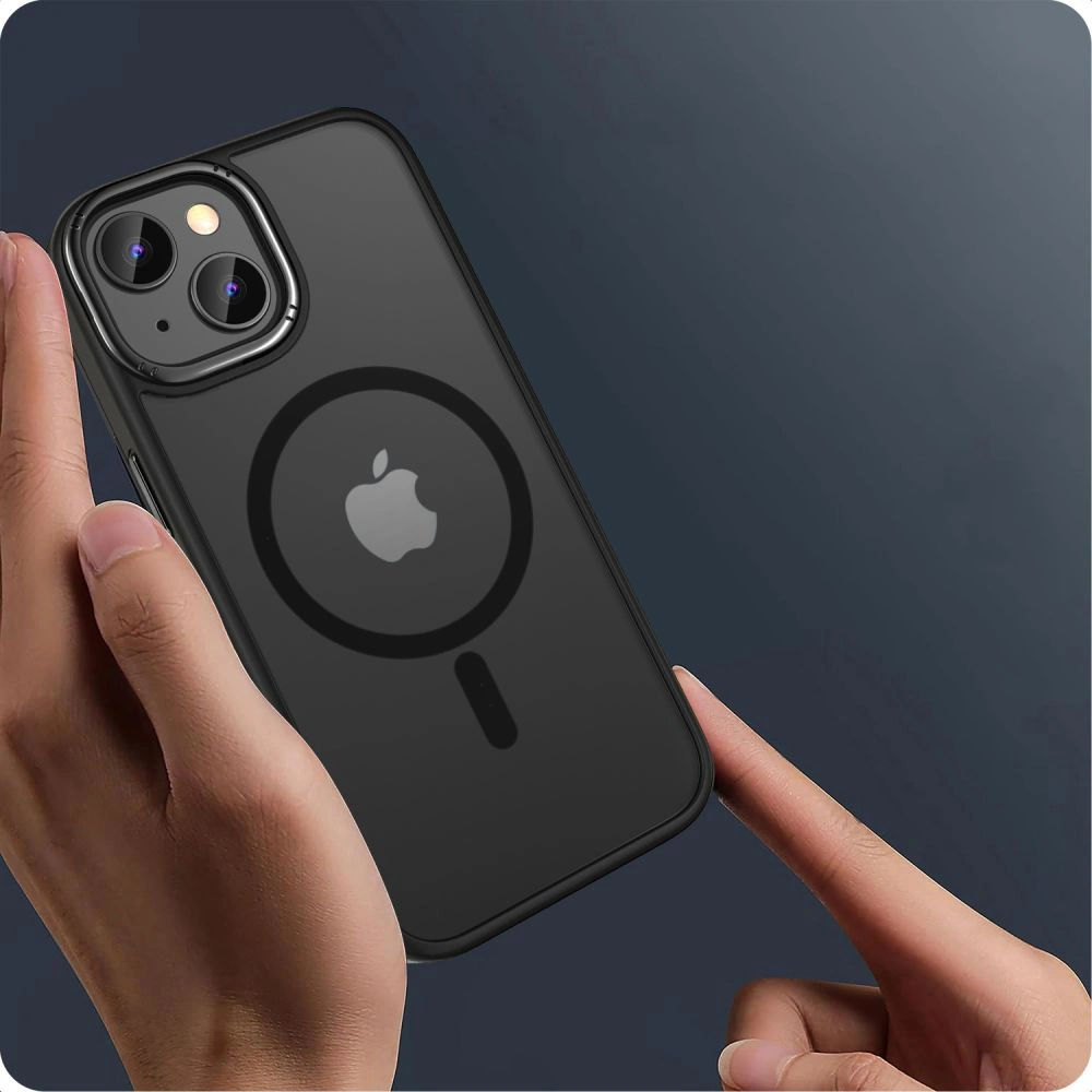 Hurtownia GSM - Case Tech-Protect MagMat 2 MagSafe Apple iPhone 15 Matt Schwarz - THP2760 - {ean13} - Hurt