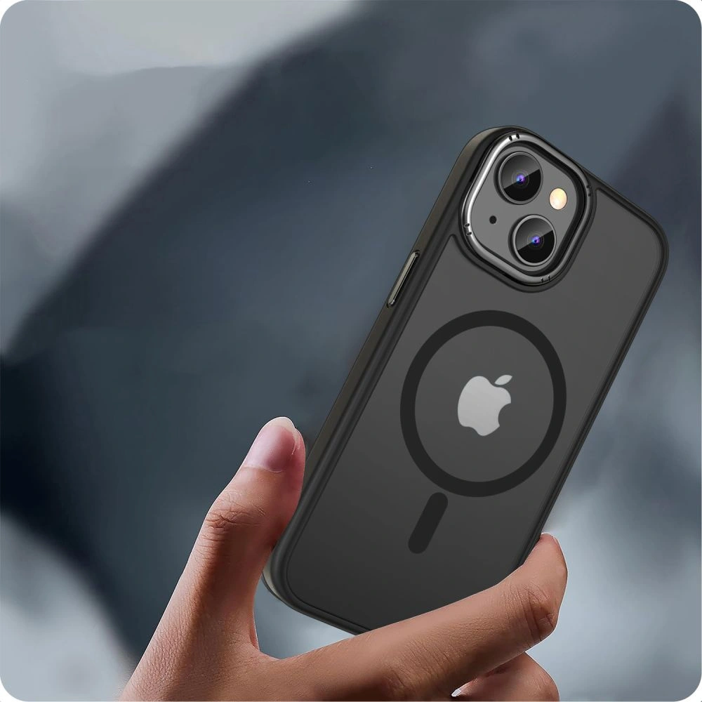 Hurtownia GSM - Etui Tech-Protect MagMat 2 MagSafe Apple iPhone 15 Negru Mat - THP2760 - {ean13} - Hurt