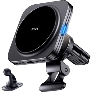 Hurtownia GSM - Uchop na palubě / mřížku ESR Halolock QI2 s indukční nabíječkou 15W Černý - ESR764 - {ean13} - Hurt