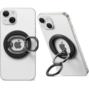 Următorul pe deget ESR Halolock MagSafe Phone Ring Stand Negru