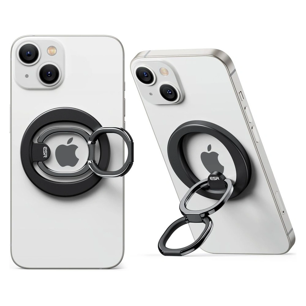 Hurtownia GSM - Următorul pe deget ESR Halolock MagSafe Phone Ring Stand Negru - ESR765 - {ean13} - Hurt