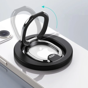 Următorul pe deget ESR Halolock MagSafe Phone Ring Stand Negru