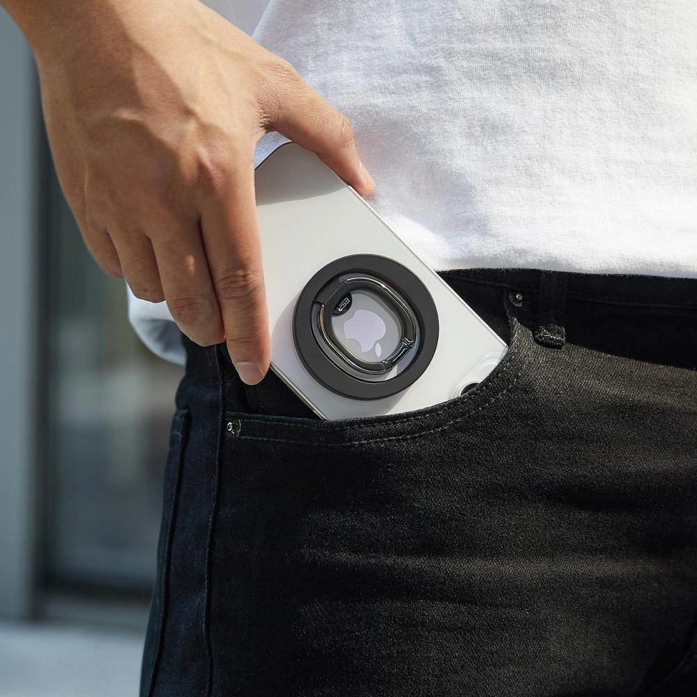 Hurtownia GSM - Ujjbögö ESR Halolock MagSafe Telefon Gyűrű Állvány Fekete - ESR765 - {ean13} - Hurt