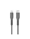 UNIQ Cable MFI Flex USB-C-Lightning 18W charcoal grey