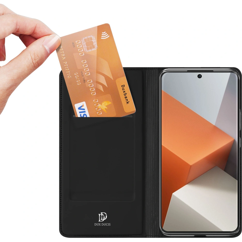 Hurtownia GSM - Etui Dux Ducis Skin Pro Xiaomi Redmi Note 13 Pro+ Plus 5G negru - DDS1984 - {ean13} - Hurt